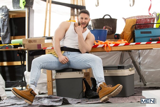 Nik Fros and Alex Palmieri enjoy a wild and horny lunch break workout