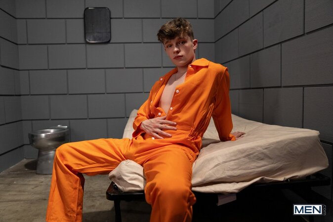 Jake Preston Joel Hart and Bruce Jones turn a quiet prison cell into a threesome