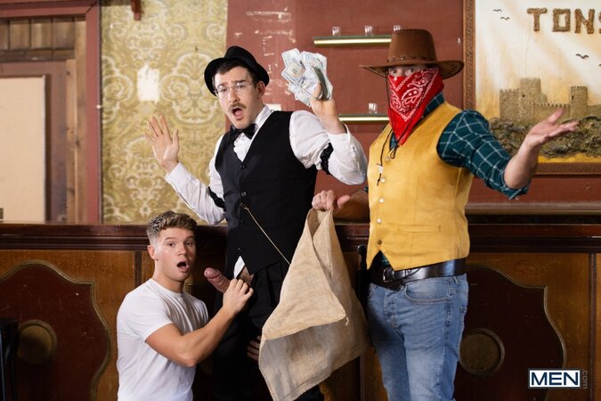 Dean Young lands in the Old West and lets Charlie Cherry show him saloon hospitality