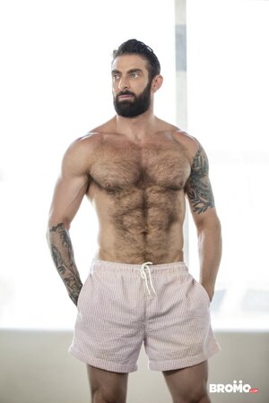Scott Carter and Jacob Lord ignore the skyline once their shirts come off
