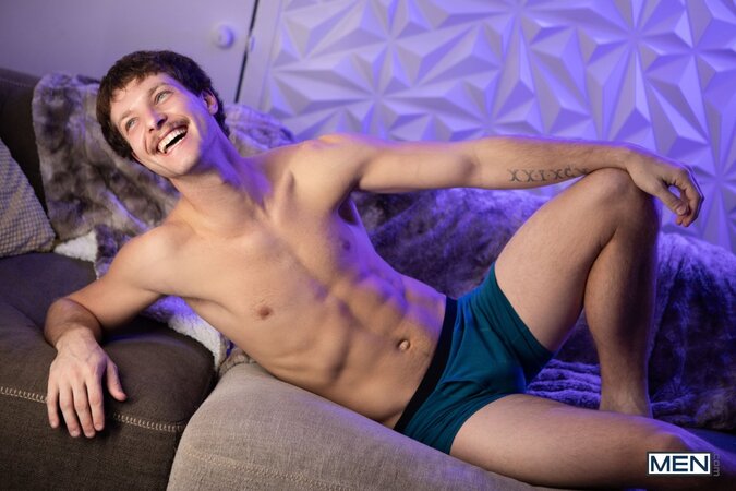 Marcus Mcneill slowly penetrates Benjamin Blue for a passionate session