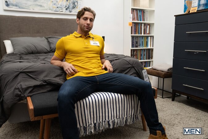 Dom King catches Sumner Blayne testing a showroom bed and decides to help