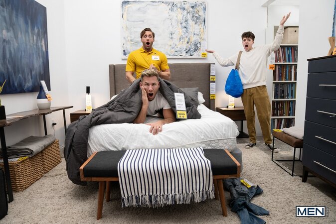 Dom King catches Sumner Blayne testing a showroom bed and decides to help