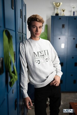 Angel Elias hides in the locker room until Marco Alessandro gives him a reason out