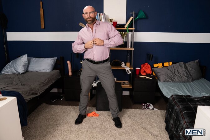 Killian Knox storms the frat house then catches Kyle Fletcher alone with a toy