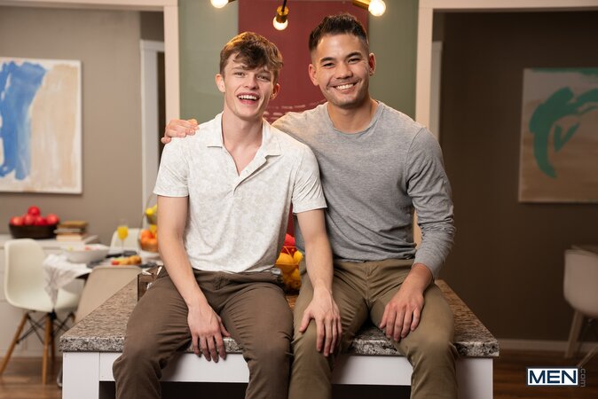 Jake Preston fakes a sore back so Colton Reece will give him private attention