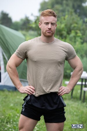 William Seed double books a campsite with Tim James and fucks him on the grass