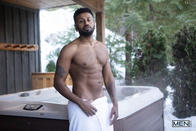 Braxton Cruz trades the ski slopes for a heated interracial mountain hookup