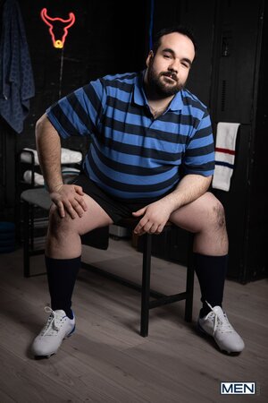 Mark Vallant and Jay Cub leave rugby talk behind for hairy locker room sex