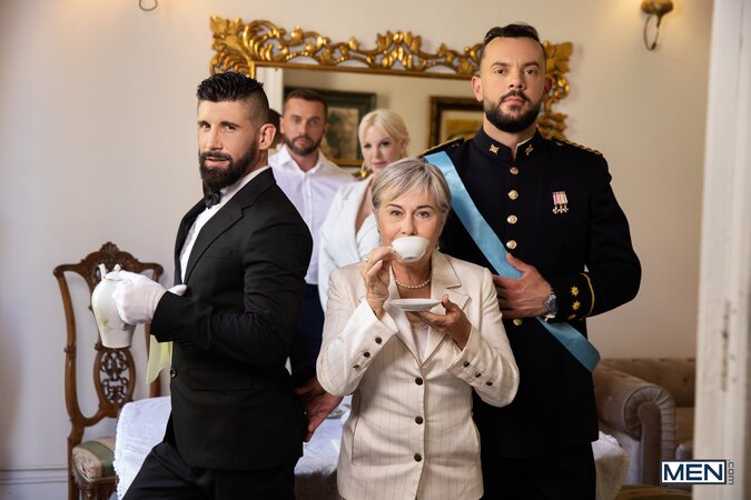 Sir Peter seduces palace waiter Justin Jett