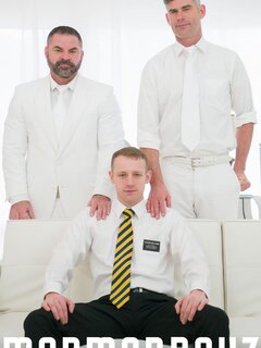 Elder Holland, Bishop Angus and  President Oaks fucking bareback