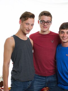 Casey Tanner, Blake Mitchell and Grayson Lange fuck each other