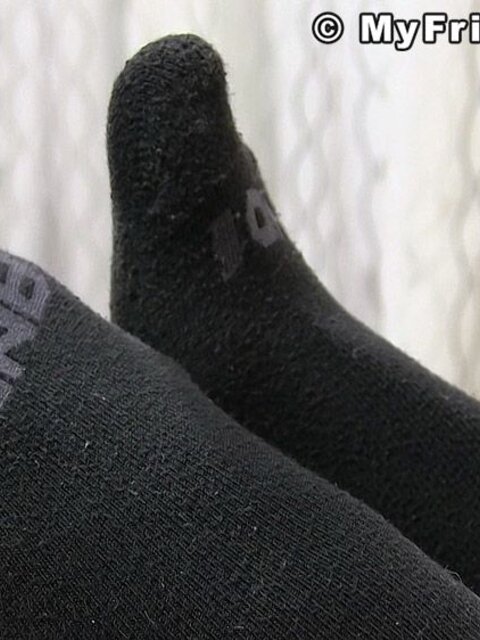 Aldo shows off his socks and sexy feet