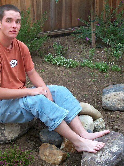 Stephen shows off his sneakers and socks