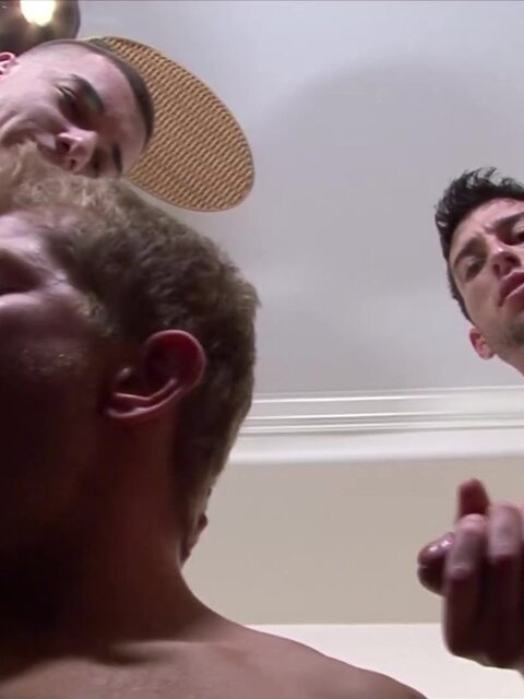 Alex, Aiden and Casey suck and fuck