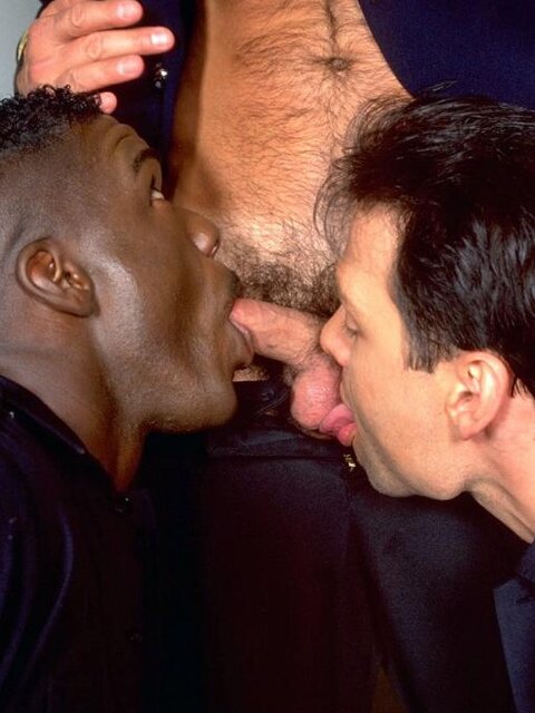 Gay Interracial Threesome