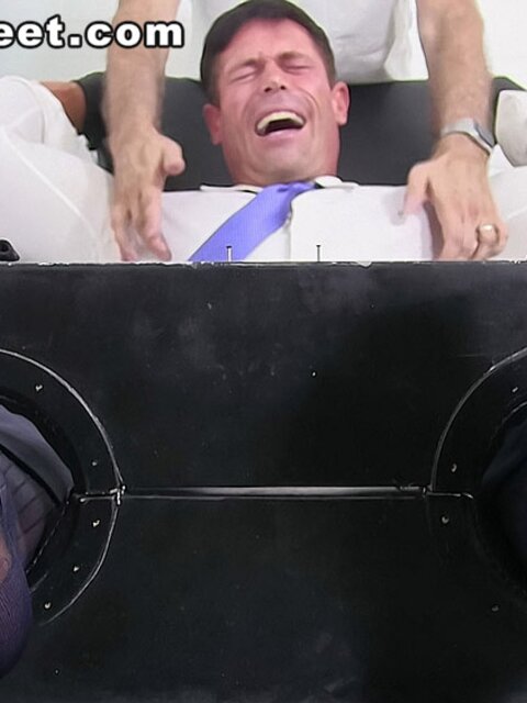Joey J hogtied and tickled