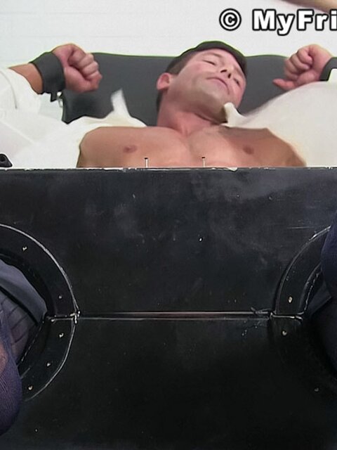 Joey J hogtied and tickled