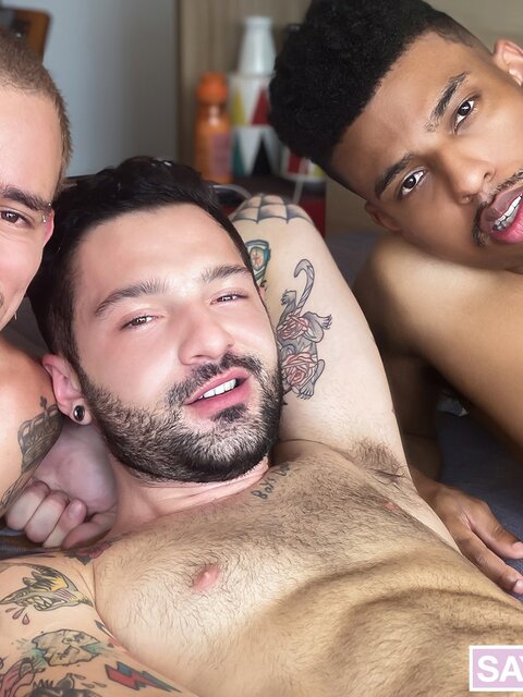 Andre Pijote, Igor Lucios and Lucas Dias suck and fuck