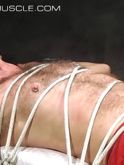 Franco Dax struggles to free himself from icy bondage