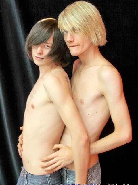 Emo boys Miles Pride and Preston Andrews show their love for anal