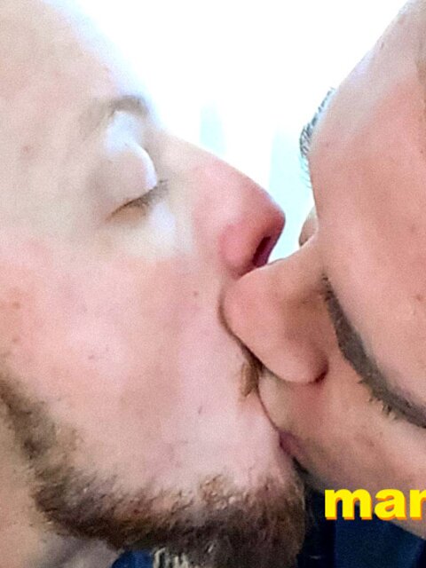 Leo Blue invades JC Dickerson's mouth with his tongue