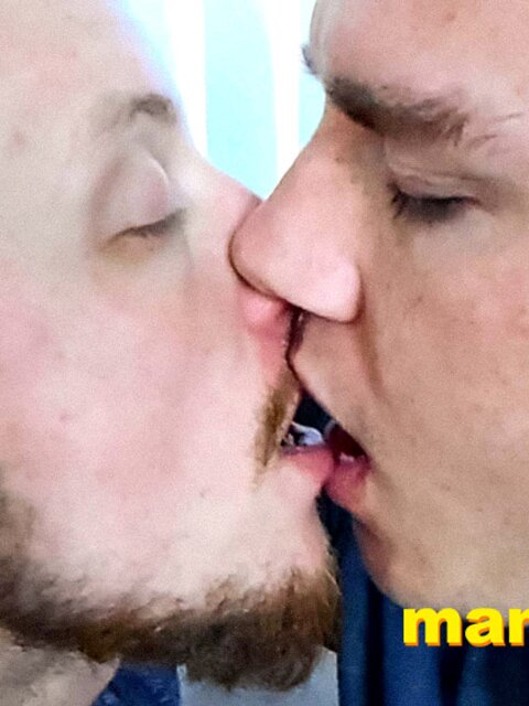Leo Blue invades JC Dickerson's mouth with his tongue
