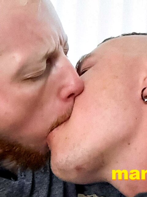 Leo Blue invades JC Dickerson's mouth with his tongue