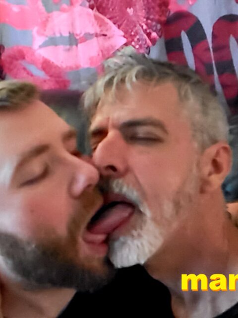 Kaleb DeWulf shudders with pleasure from Richard Lennox affection