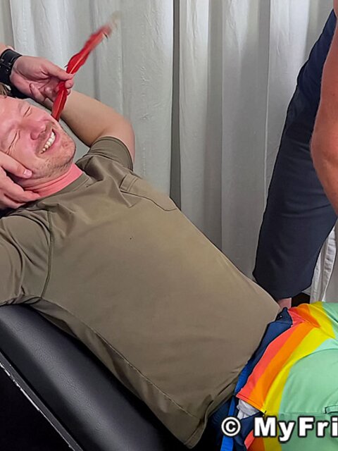 Dev tickles Rus feet with feathers to get revenge