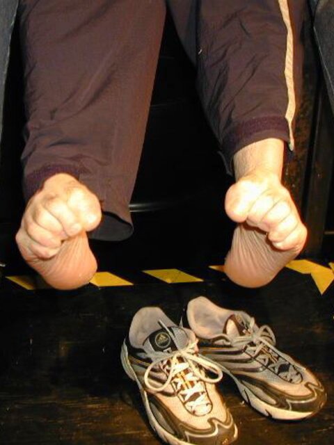 Footguys show meaty feet at Foot Friends NYC event