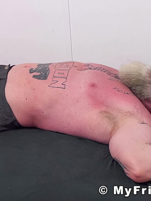 Bound Rick gets his size 13 feet and body tickled hard and long