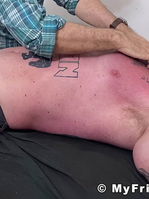 Bound Rick gets his size 13 feet and body tickled hard and long