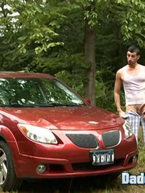 Will Swager and Jake Steel double fuck Bryan Slater in the park