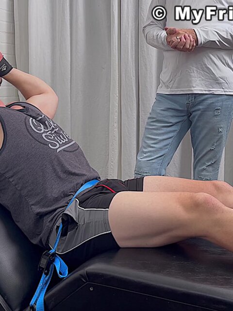 Dan Edwards tickles Derek’s armpits and makes him laugh
