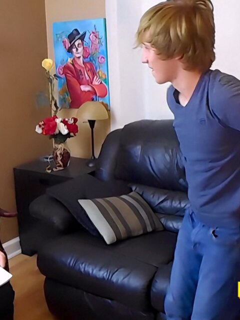 Richard Lennox gives Elis Ataxxx a red ass spanking
