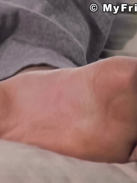 Hogan displays his smooth bare feet for your pleasure