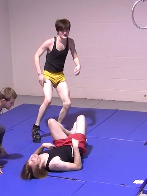 Master Tye trains Adam Clark with cock bouncing moves