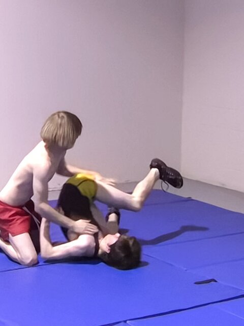 Master Tye trains Adam Clark with cock bouncing moves