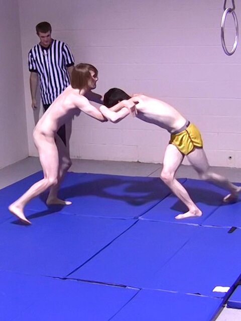 Master Tye trains Adam Clark with cock bouncing moves
