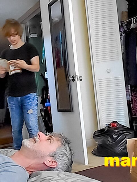 Richard Lennox falls while sniffing Elis Ataxxx’s butt