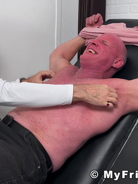 Dan Edwards tickles Dev’s socks off and makes him giggle