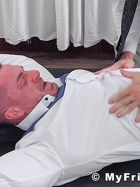 Braden Charron tied and tickled hard for being shitty