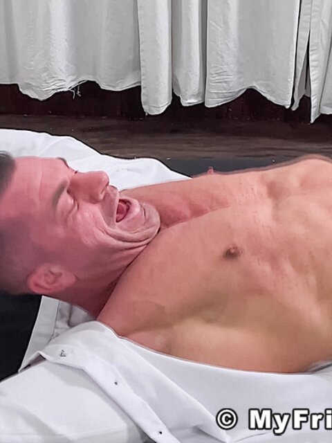 Braden Charron tied and tickled hard for being shitty