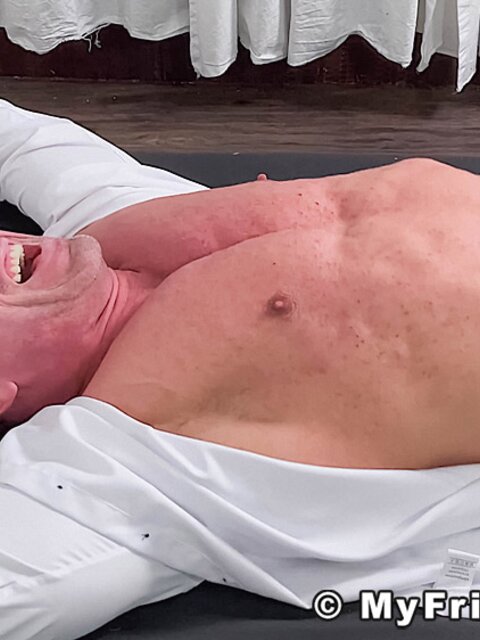 Braden Charron tied and tickled hard for being shitty