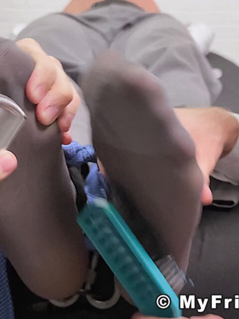 Braden Charron tied and tickled hard for being shitty
