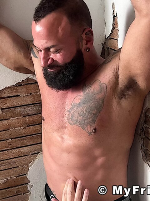 Peter tied by Dan Edwards and tickled while blindfolded