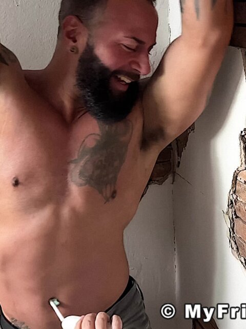 Peter tied by Dan Edwards and tickled while blindfolded