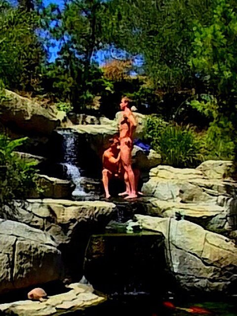 Thick Jake Roberts pounds Alex Bana’s hole outside