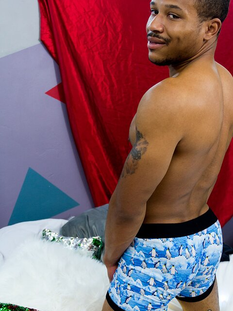 Chris rubs his cock and cums while watching porn on his phone